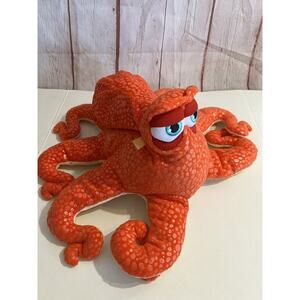 Disney Parks Pixar Finding Dory Hank Octopus Plush Orange 17" Preowned